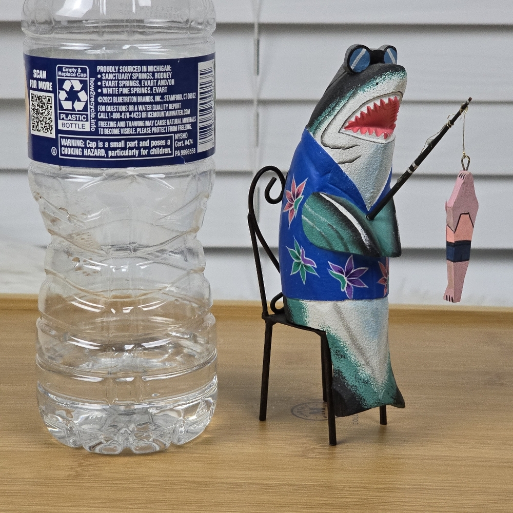 Fishing Shark on a Chair Decor - Picture 16 of 16